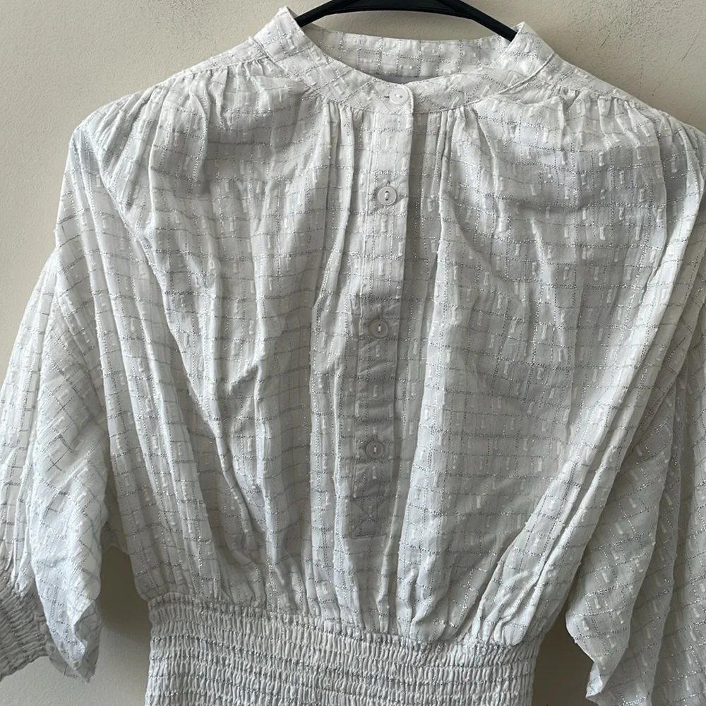 NEVER A WALLFLOWER Women's Smocked Waist Dress - Picture 6 of 7